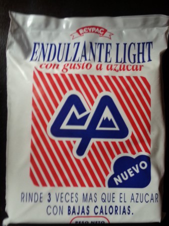 Endulzante light formato 500 grs. $ 30.643 caja 24 unidades